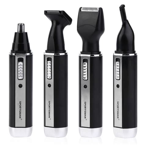 Rechargeable nose hair trimmer beard trimmer for men ear face nose hair ...