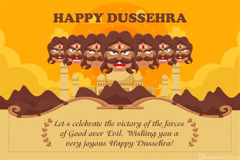 Make Dussehra Greeting Cards With Names And Wishes