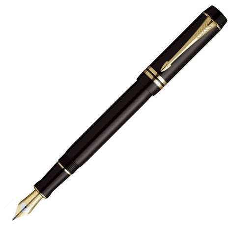 Parker Duofold International Black GT Fountain Pen