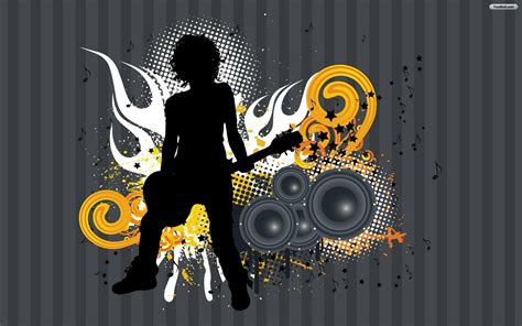 Download Rock & Roll Music Artistic HD Wallpaper