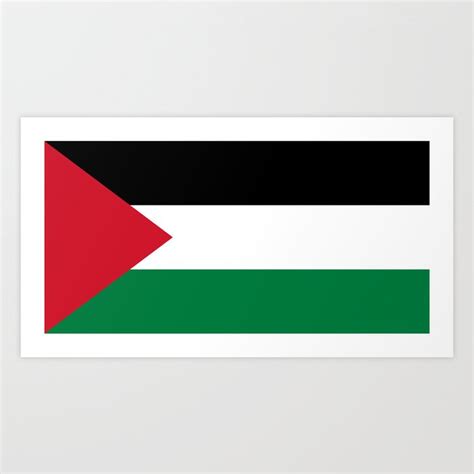 Palestine Flag Art Print by needthreads | Society6