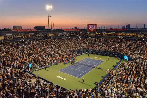 Sobeys Stadium in Toronto editorial photography. Image of tennis - 274597132