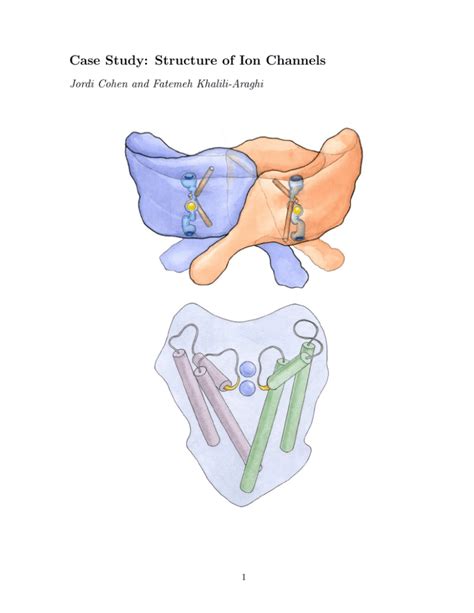 Case Study: Structure of Ion Channels