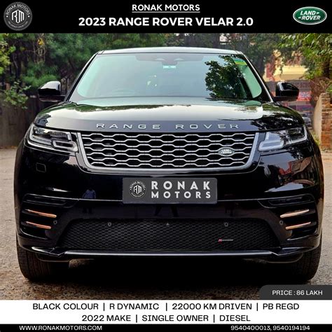 2023 RANGE ROVER VELAR 2.0 - Ronak Motors