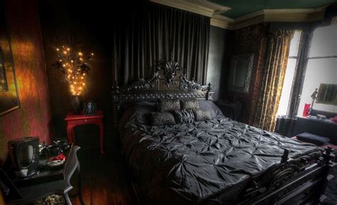 Dark Victorian Master Bedroom