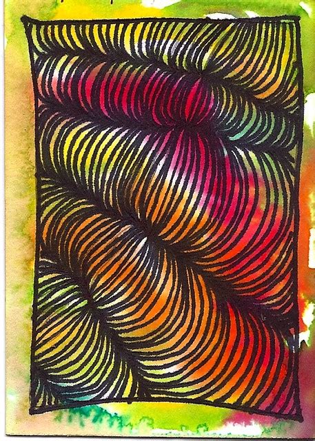 "Mr. E" blog op art, zentangle-style - a gallery on Flickr