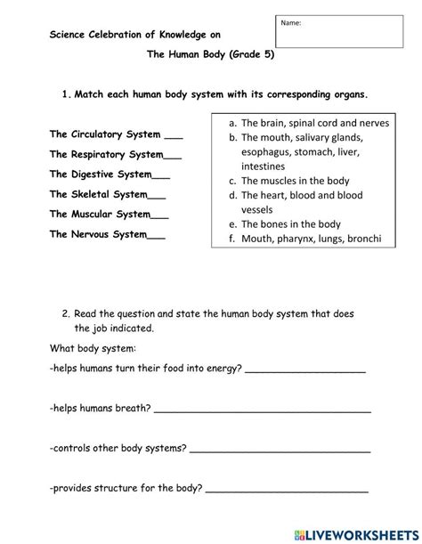 5th Grade Science worksheets – Edform - Worksheets Library