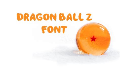 Dragon Ball Z Font Free Download