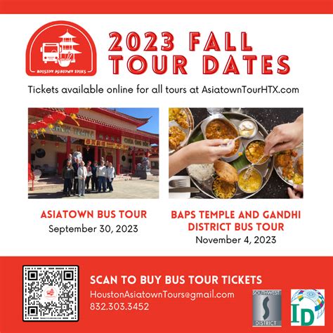 2023 Fall Tour Dates Available Now - Southwest Management District