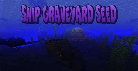 Ship Graveyard Seed for Minecraft 1.15.2 | Cool minecraft seeds ...