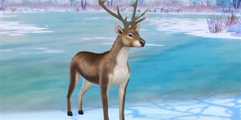 The Sims 4 Brings Winter Cheer With Pet Deer Mod