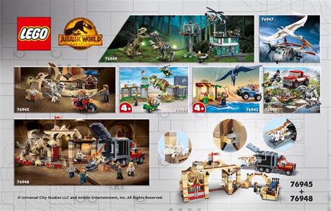 LEGO 76946 Blue and Beta Velociraptor Capture Instructions, Jurassic World - Dominion