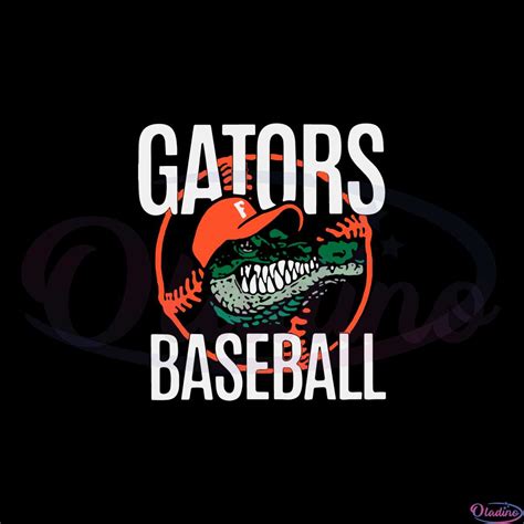 Logo Florida Gator Baseball Svg For Cricut Sublimation Files