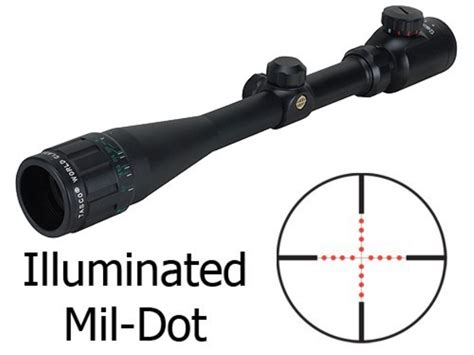 Tasco World Class Varmint Rifle Scope 4-16x 40mm Adjustable Objective