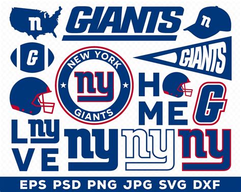 New York Giants Printable Logo