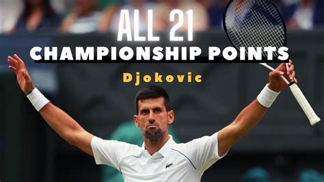 Novak Djokovic ALL 21 GRAND SLAM CHAMPIONSHIP POINTS - Win Big Sports