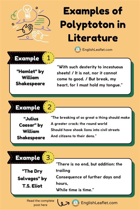 Polyptoton in Literature (10 Examples) - EnglishLeaflet