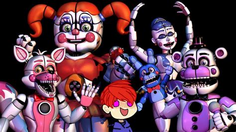 Download FNAF Sister Location - Creepy Animatronics Wallpaper ...