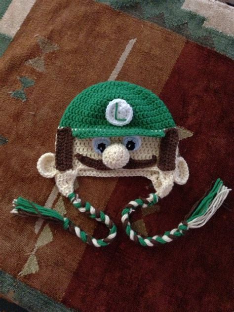 Crochet Luigi hat