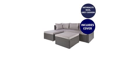 Anthracite & Grey Corner Sofa - ALDI UK