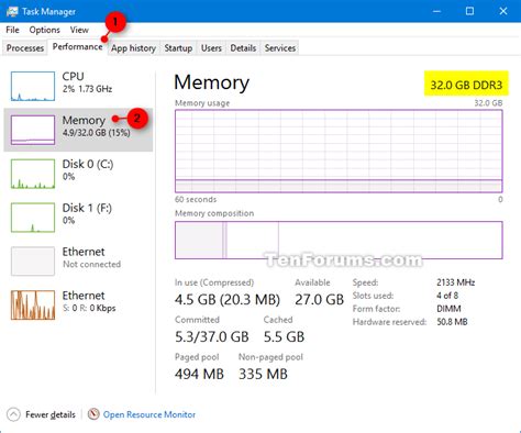 How to check RAM speed, type and capacity of RAM - TipsMake.com