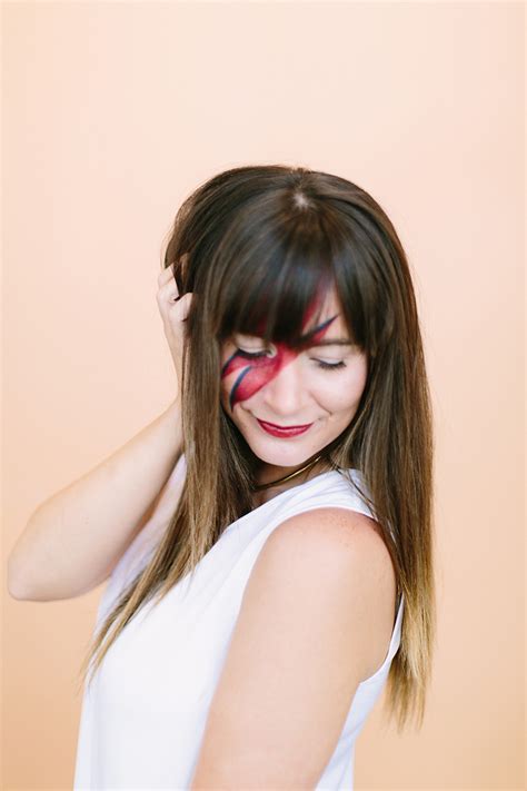 DIY David Bowie Face Paint - Camille Styles