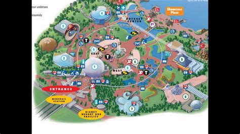 EPCOT's Future World Interactive Map - YouTube