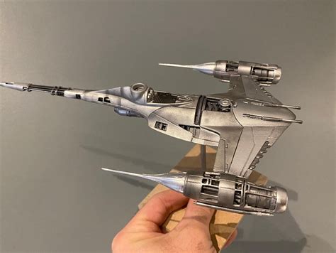 Modify AMT 1/48 NABOO FIGHTER SNAPFAST Kit to Mandalorian's New Starfighter by Alex, MKSW in ...