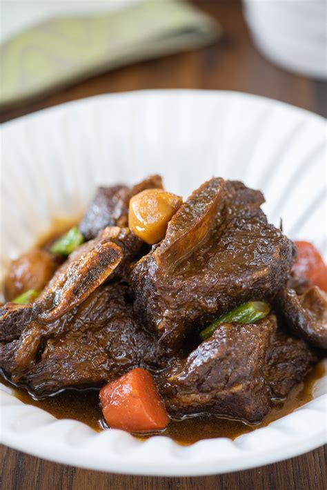 Instant Pot Korean Braised Short Ribs (Galbijjim) - Korean Bapsang