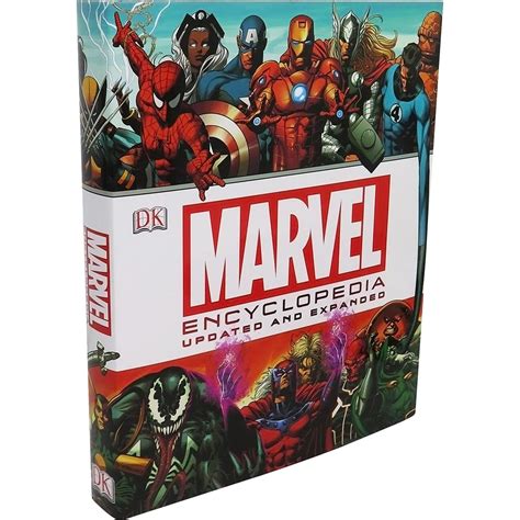 Marvel Encyclopedia Updated & Expanded Hardcover Book - GeekAlerts