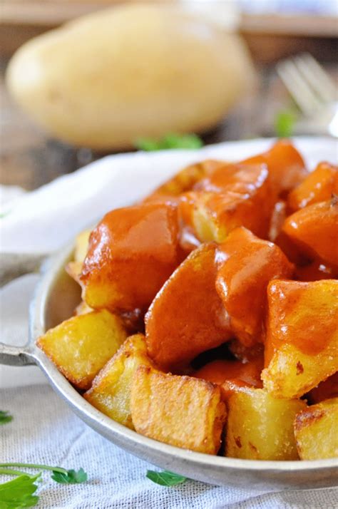 The Authentic Patatas Bravas Served in Madrid Spain