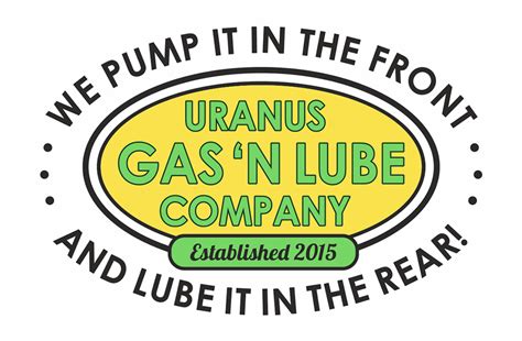 Sticker - Uranus Gas n Lube | Desperate Enterprises