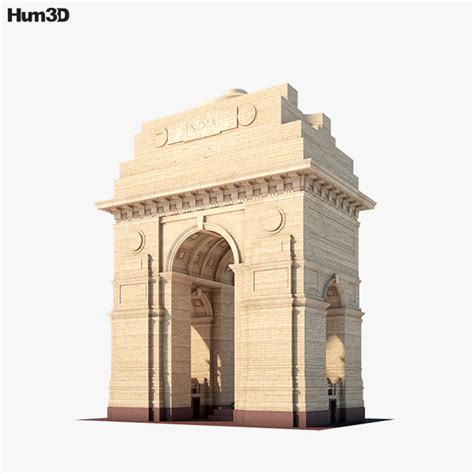 India Gate 3D model - Architecture on Hum3D