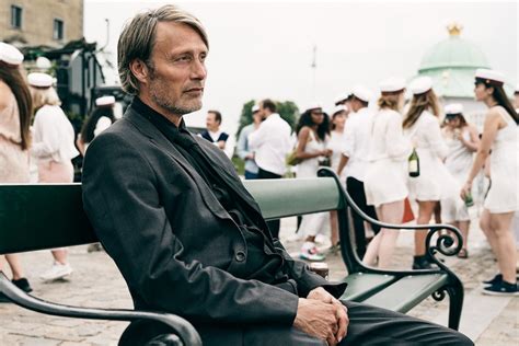 Another Round stars Mads Mikkelsen as a middle-aged high-school history ...