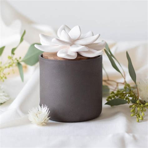 Bloom Ceramic Essential Oil Diffuser | Edens Garden