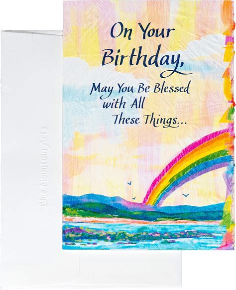 Blue Mountain Arts Greeting Card “On Your Birthday, May You Be Blessed ...