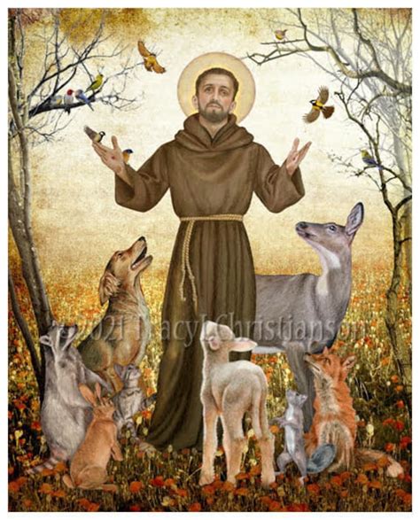 Francis Of Assisi And Animals Picture, Catholic Patron Saint Of Animals ...