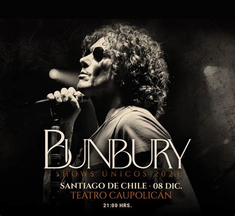 Enrique Bunbury en Chile 2023 | Gira 'Greta Garbo' | Teatro Caupolicán | Entradas en Punto Ticket