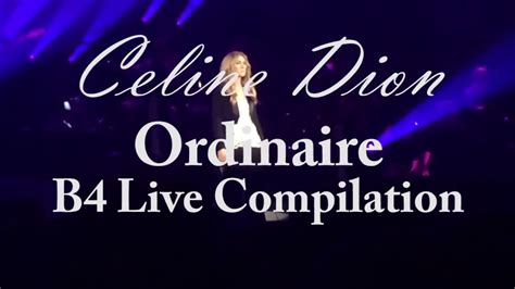 Celine Dion - "Ordinaire" (Live B4 High Notes, 2016) - YouTube