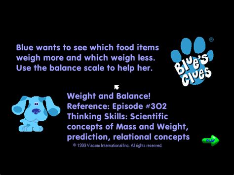 Blue's Clues - Weight and Balance : Nick Jr. : Free Download, Borrow ...