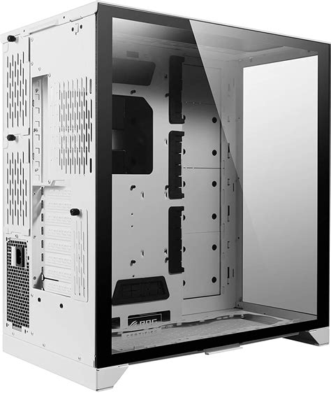 Lian Li O11 Dynamic XL ROG Certificated Tempered Glass E-ATX Full Tower Gaming Case - White ...