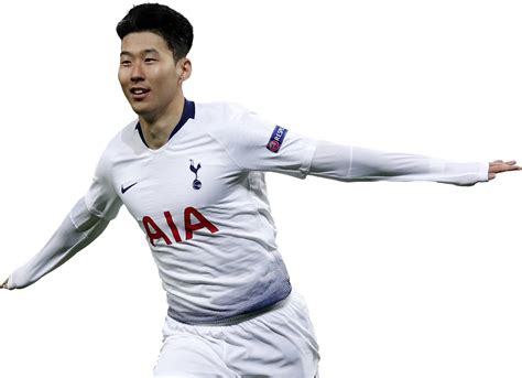 Son Heung-Min Tottenham Hotspur football render - FootyRenders