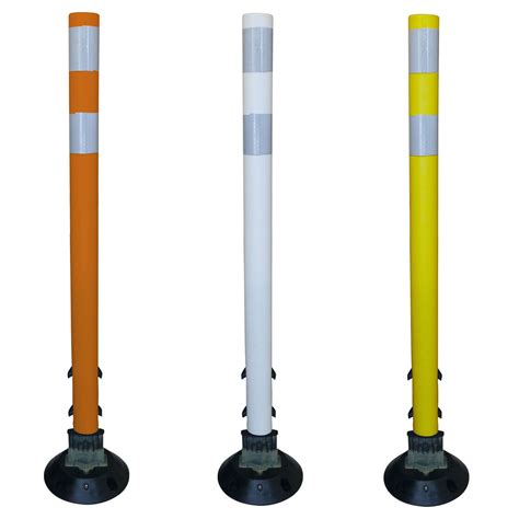 40" Surface Mount Tubular Traffic Delineator - Traffic Cones For Less