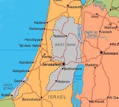 Gearóid in Israel/Palestine: Hebron City and Region Maps