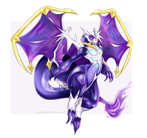 Pokemon Fusion - Mega Charizard Y + Lunala by JunkYardRabbit on DeviantArt