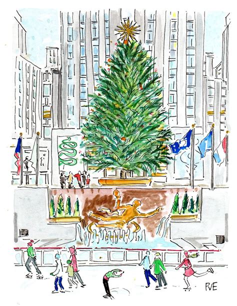 Rockefeller Center Holiday Tree - Etsy