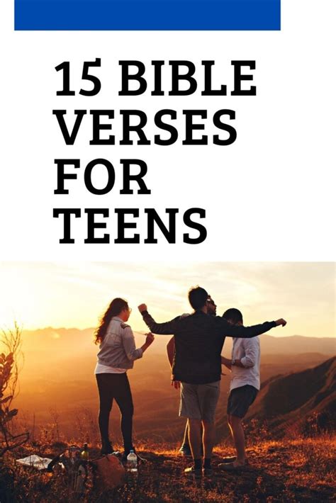 Uplifting Bible Verses for Teens - 4 Hats and Frugal