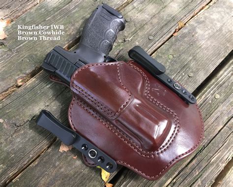 Nightingale Leather HK VP9 Kingfisher IWB Holster~ Brown Cowhide~ Iwb Holster, Leather Holster ...