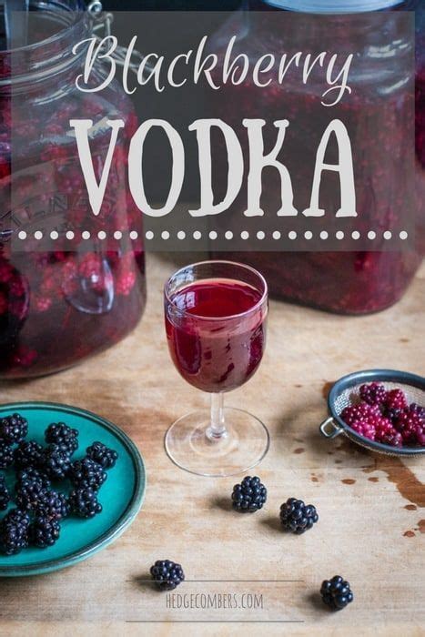 Blackberry Vodka Recipe | Flavoured Vodka - The Hedgecombers | Recipe ...