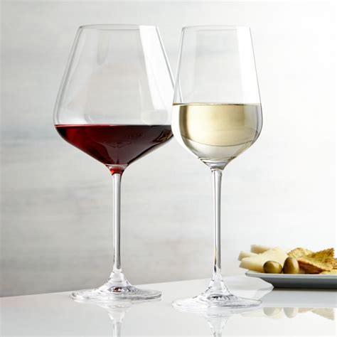 Hip Wine Glasses | Crate and Barrel